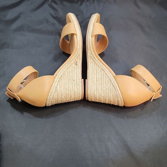 A.NEW DAY WEDGE ESPADRILLE OPEN TOE SANDAL - Picture 11 of 14